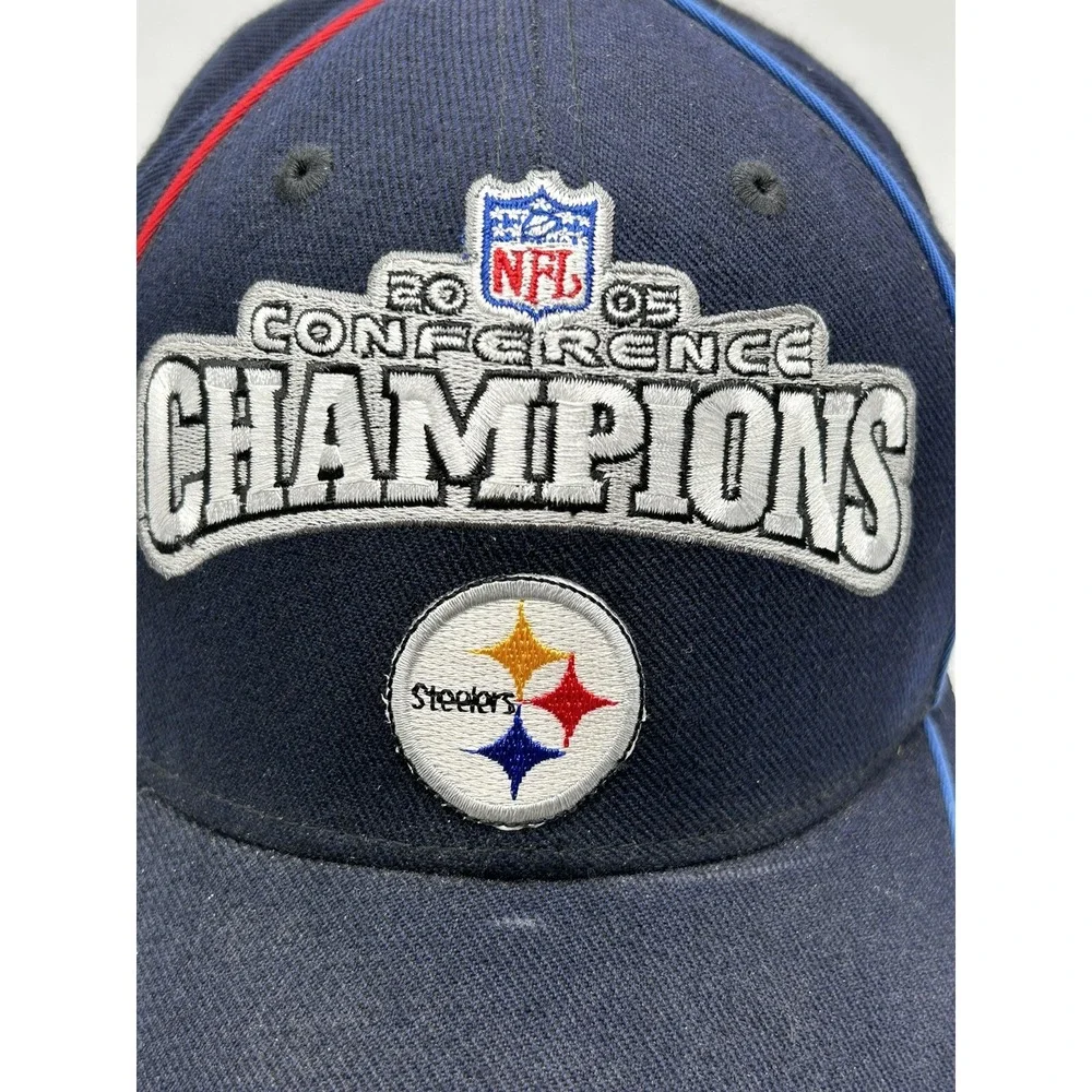 Reebok NFL 2005 PITTSBURGH STEELERS AFC CONFERENCE CHAMPIONS Hat Super Bowl XL‎